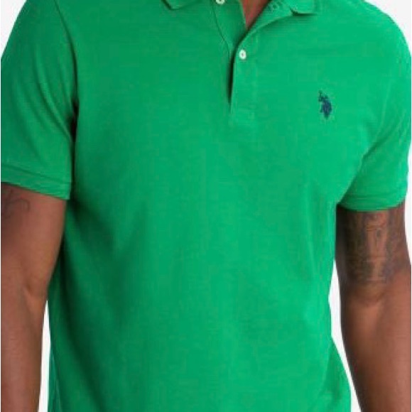 New U.S. Polo Assn Men’s Green Polo Shirt, M - Picture 12 of 15